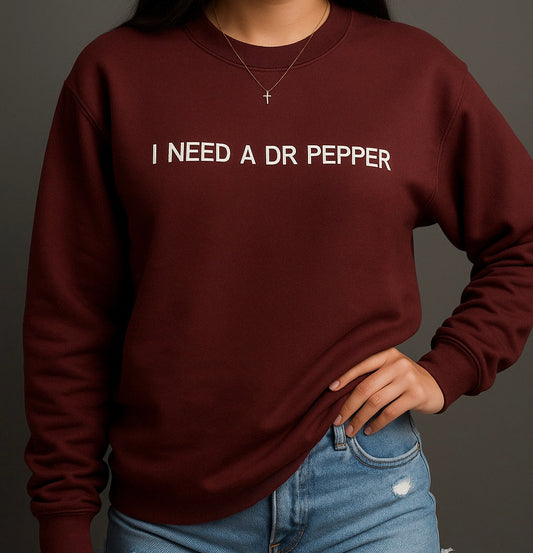 Dr Pepper Embroidered Sweatshirt