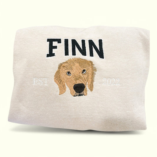 Personalized Embroidered Pet Sweatshirt - 1 Pet Only